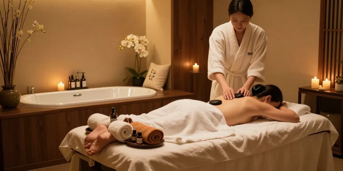 Relaxation and rejuvenation at ALO8 spa, featuring luxurious massage therapy and tranquil ambiance.