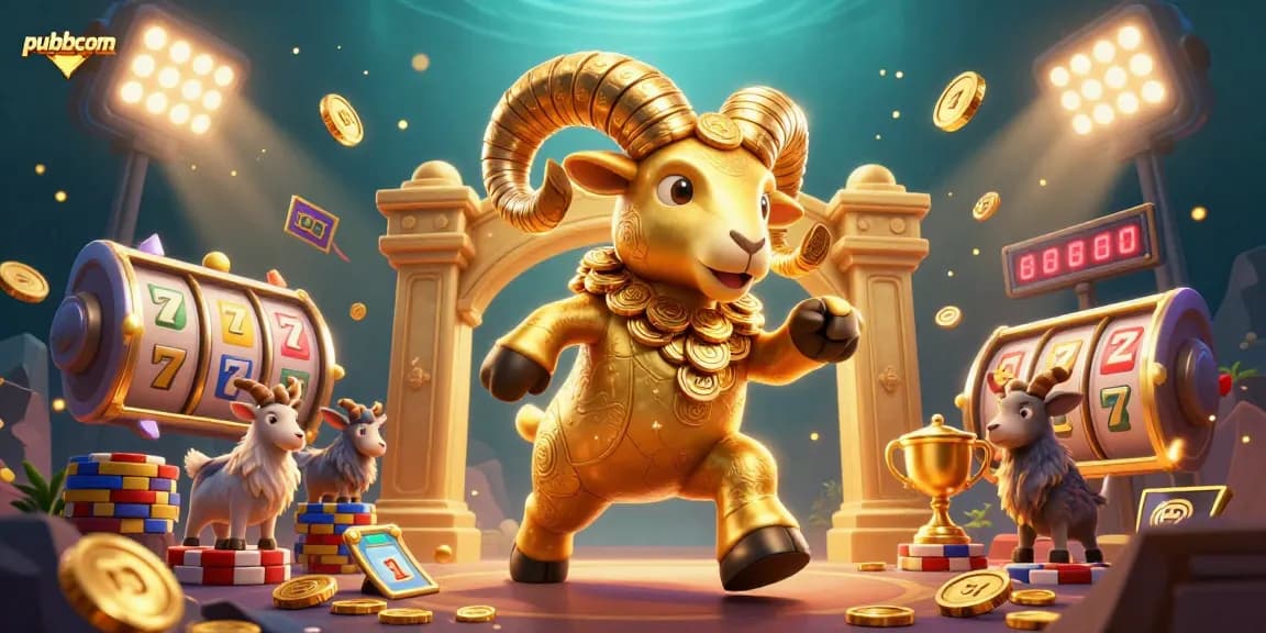 Boost your bets with pubbcom's golden ram charging into a jackpot win on dynamic slot machines.