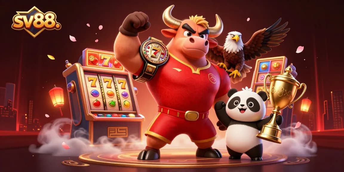 Experience thrilling wins at sv88. with vibrant casino action, featuring slots and dynamic characters.
