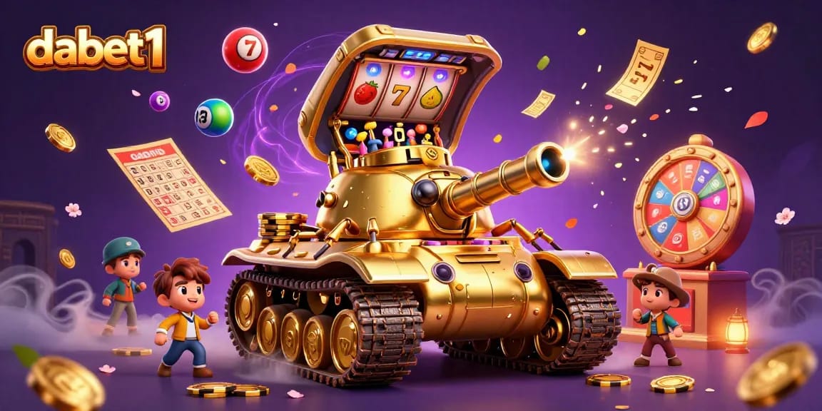Engage with the dabet1 gaming universe through vibrant casino elements packed in a golden beetle tank.