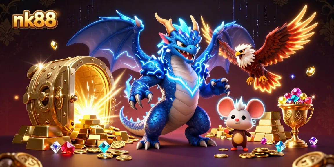Experience thrilling winnings at nk88 with stunning 3D gambling visuals and electrifying characters.