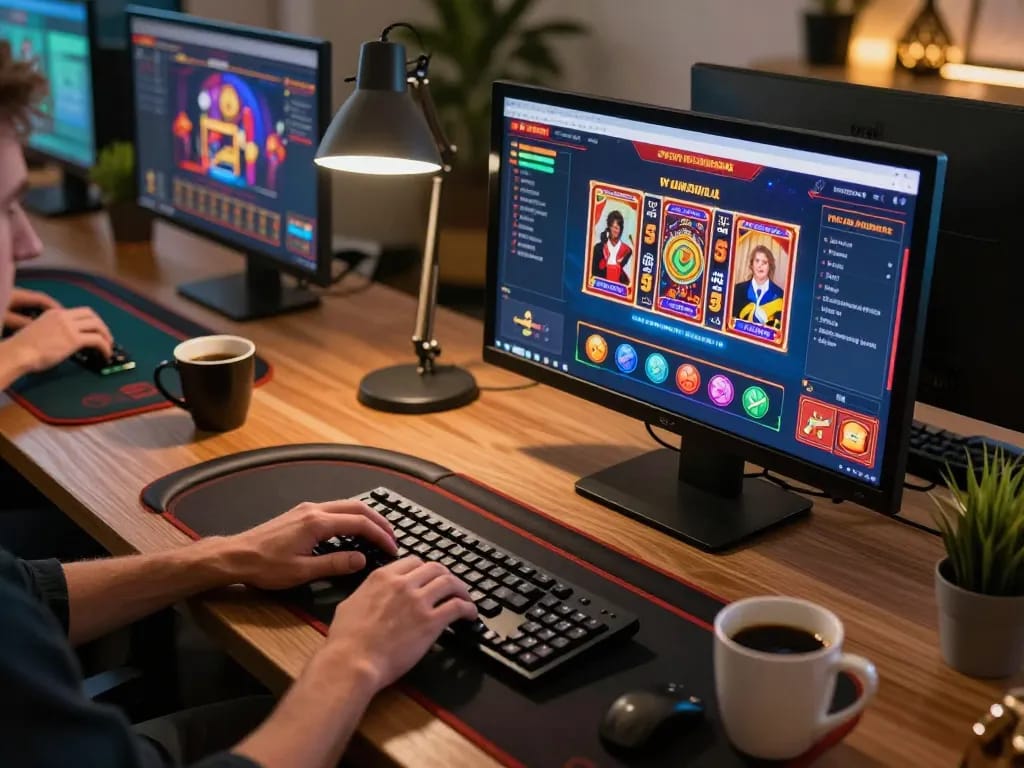 Engaging online gaming session at lc88 with vibrant graphics and strategic gameplay