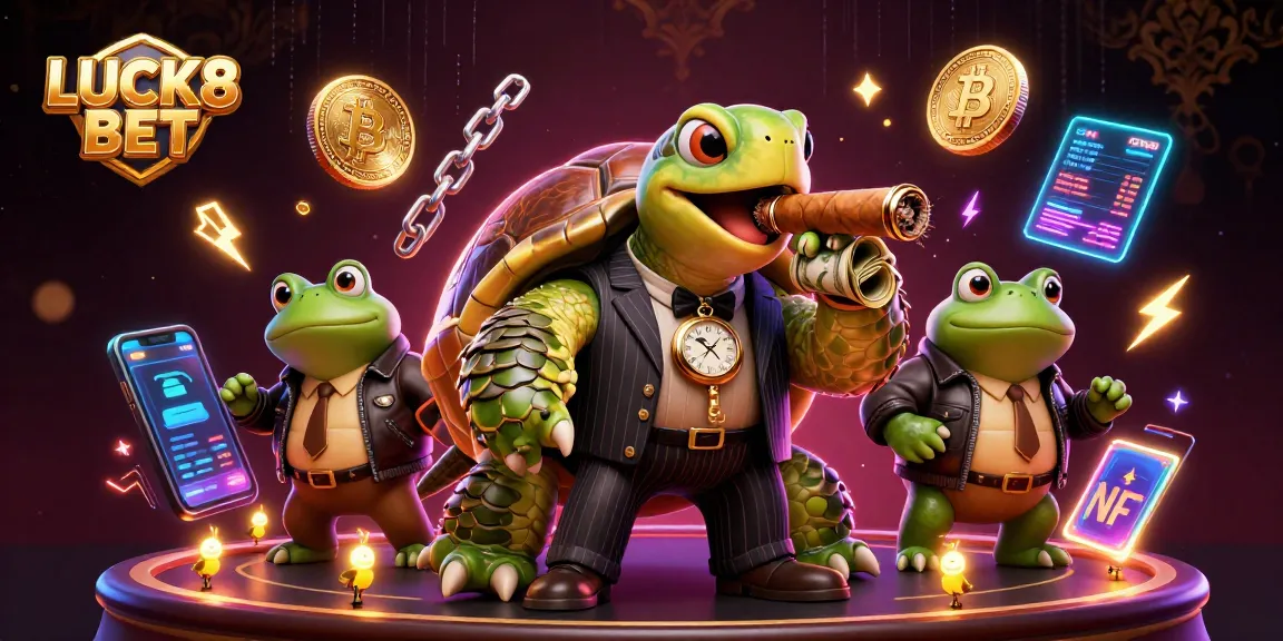Engage with LUCK8 BET and explore dynamic betting opportunities in an animated casino scene.