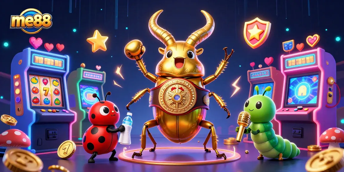 Experience excitement at me88 with lively casino scenes featuring iconic characters and game elements.