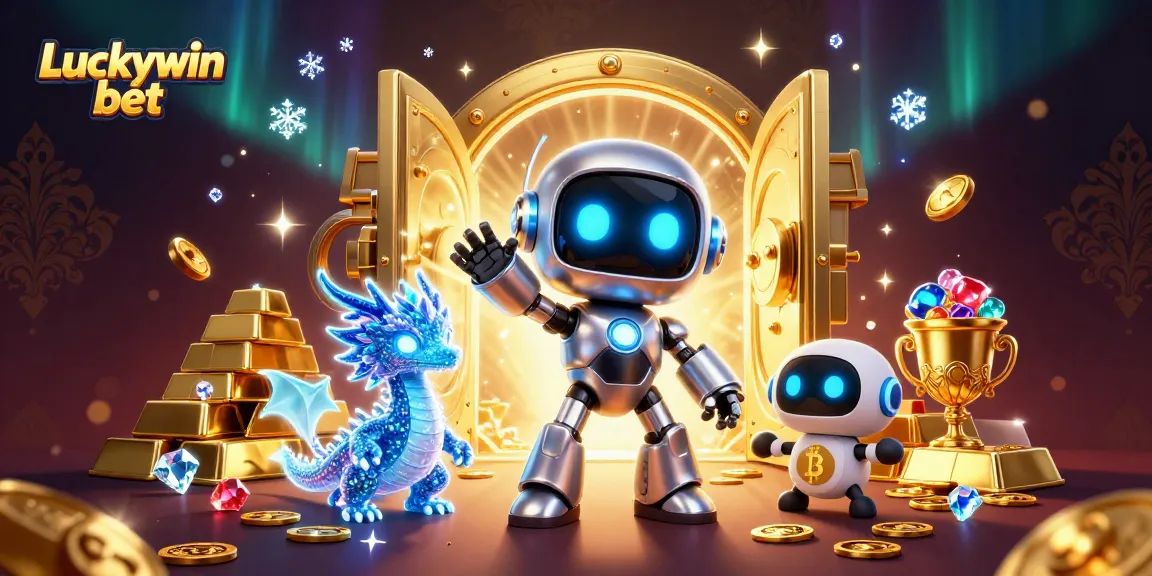 Experience thrilling gameplay on Luckywin bet with our dynamic 3D casino illustration showcasing vibrant gaming elements.