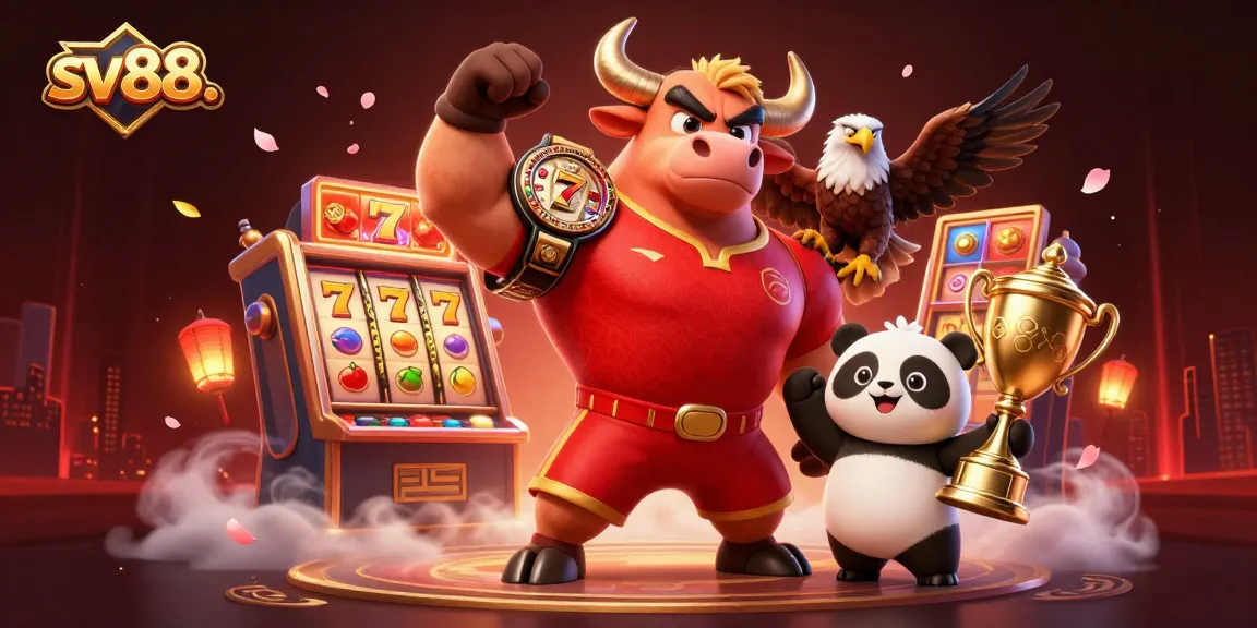 Experience thrilling wins at sv88. with vibrant casino action, featuring slots and dynamic characters.
